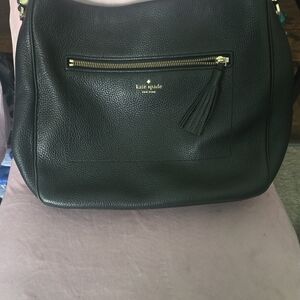 Kate Spade Black Leather Shoulder Bag